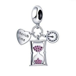 925 Sterling Silver Cherish Time Charm